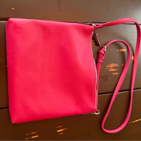 Nine West Fuchsia Crossbody Bag with Bow - Picture 5 of 8